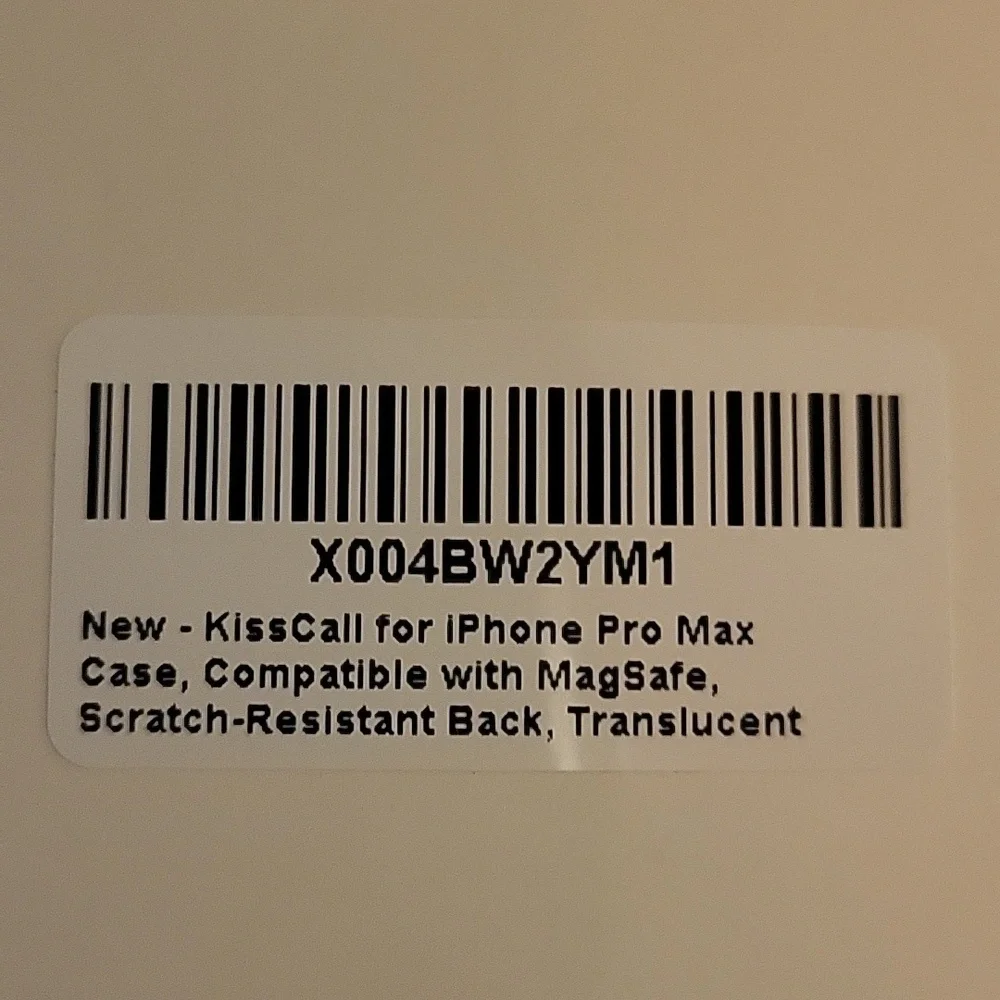 KissCall iPhone 16 Pro Max Case with Black Ring Holder